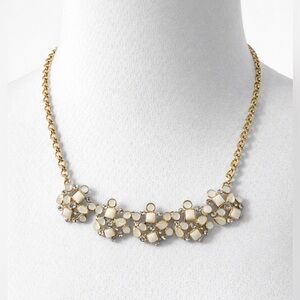 Elegant Gold Necklace with Crystal Accents